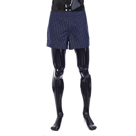 blue dior swim shorts|Dior Oblique Swim Shorts Deep Blue Technical Canvas .